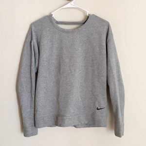 Nike open-back grey sweatshirt